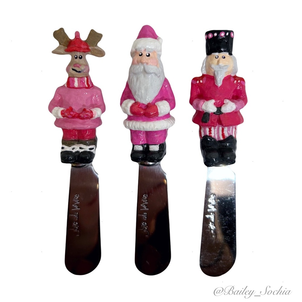 Joie De Vivre Custom Christmas Spread Knifes